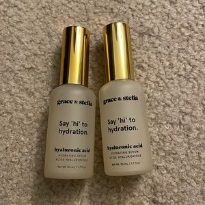 Two Bottles of Grace and Stella Hydrating Serum